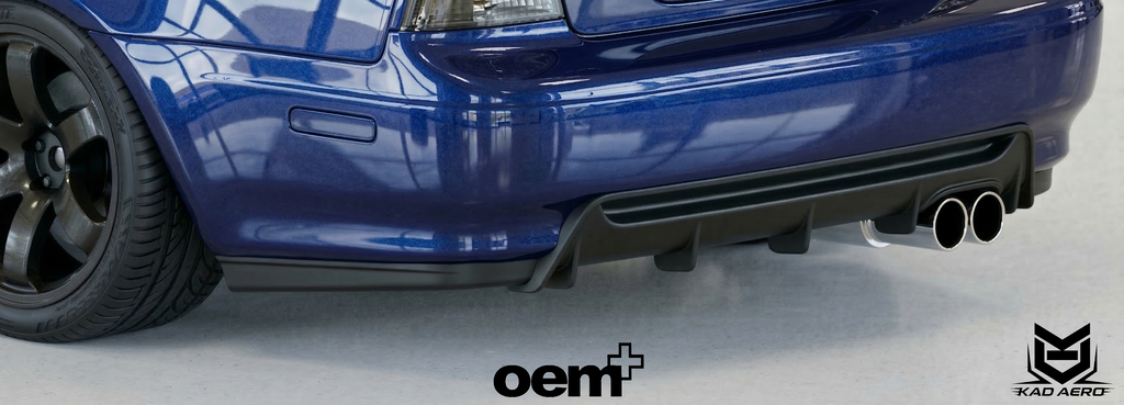 DIFFUSER KIT [OEM+] - 1992-1996 HONDA PRELUDE (4TH GEN / BB1-BB4)